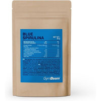 Produktbild von GymBeam Blaue Spirulina Arthrospira platensis Pulver vegan und glutenfrei