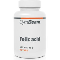 Produktbild von GymBeam Folsure Folsäure Vitamin B9 Tabletten für Schwangere und Stillende 90 Stück