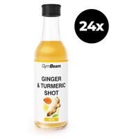 Produktbild von GymBeam Ingwer & Kurkuma Shot Ampullen 24 x 50 ml