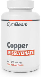 GymBeam Kupferbisglycinat Kupfer Kapseln vegan 120 Stück – Bild 1 von 1