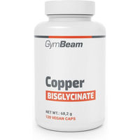Produktbild von GymBeam Kupferbisglycinat Kupfer Kapseln vegan 120 Stück