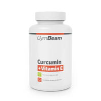 Produktbild von GymBeam Kurkuma Kapseln mit Vitamin E vegan 90 Kapseln