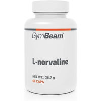 Produktbild von GymBeam L-Norvalin Kapseln vegan glutenfrei laktosefrei 60 Stück