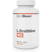 Produktbild von GymBeam L-Ornithin HCl Kapseln vegan laktosefrei glutenfrei zuckerfrei 180 Stück