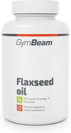 GymBeam Leinöl Kapseln mit Omega 3 6 9 und Vitamin E glutenfrei laktosefrei zuckerfrei 90 Stück – Bild 1 von 3