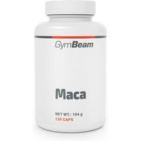 Produktbild von GymBeam Maca Extrakt 10:1 Vegan Kapseln glutenfrei laktosefrei