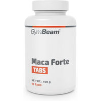 Produktbild von GymBeam Maca Forte 10:1 Extrakt Tabletten vegan glutenfrei laktosefrei 90 Stück