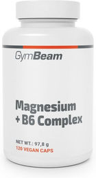 GymBeam Magnesium B6 Citrat Komplex vegane Kapseln glutenfrei für Erwachsene 120 Kapseln – Bild 1 von 1