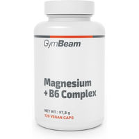Produktbild von GymBeam Magnesium B6 Citrat Komplex vegane Kapseln glutenfrei für Erwachsene 120 Kapseln