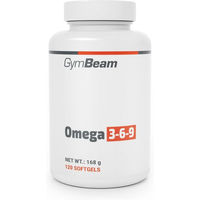 Produktbild von GymBeam Omega 3-6-9 Fettsäure-Komplex Kapseln, 120 Stück, laktosefrei und glutenfrei