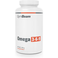 Produktbild von GymBeam Omega 3-6-9 Fettsäure-Komplex Kapseln, laktosefrei und glutenfrei, 240 Kapseln