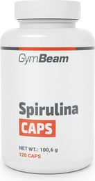 GymBeam Spirulina CAPS Superfood-Algen 2100 mg Vegan Glutenfrei Laktosefrei 120 Kapseln – Bild 1 von 2