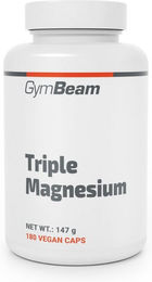 GymBeam Triple Magnesium 3-Formen-Mineralstoff-Komplex Kapseln vegan 180 Stück – Bild 1 von 1