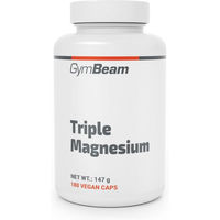Produktbild von GymBeam Triple Magnesium 3-Formen-Mineralstoff-Komplex Kapseln vegan 180 Stück