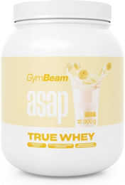 GymBeam True Whey Molkenprotein-Konzentrat Pulver glutenfrei vegetarisch 900 g – Bild 1 von 1