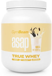 GymBeam True Whey Molkenprotein-Konzentrat Pulver glutenfrei vegetarisch 900 g – Bild 1 von 1