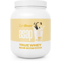 Produktbild von GymBeam True Whey Molkenprotein-Konzentrat Pulver glutenfrei vegetarisch 900 g