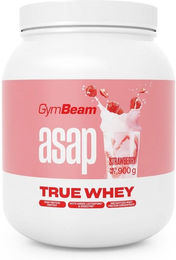 GymBeam True Whey Molkenprotein-Konzentrat Pulver glutenfrei vegetarisch 900 g – Bild 1 von 1