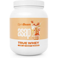 Produktbild von GymBeam True Whey Molkenprotein-Konzentrat Pulver glutenfrei vegetarisch 900 g