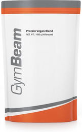 GymBeam Vegan Blend Pflanzliches Mehrkomponenten-Protein Pulver Neutral Vegan Laktosefrei Glutenfrei 1000 g – Bild 1 von 1