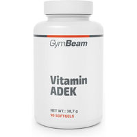 Produktbild von GymBeam Vitamin ADEK Kombination fettlösliche Vitamine Kapseln für Sportler 90 Stück