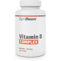 Produktbild von GymBeam Vitamin B-Komplex Tabletten vegan laktosefrei glutenfrei zuckerfrei