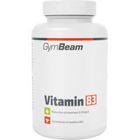 Produktbild von GymBeam Vitamin B3 Niacin Kapseln vegan 90 Stück