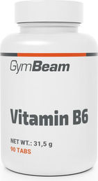 GymBeam Vitamin B6 Pyridoxin Tabletten für Sportler 90 Stück – Bild 1 von 1