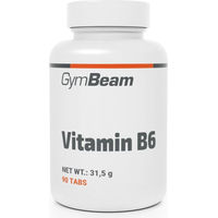 Produktbild von GymBeam Vitamin B6 Pyridoxin Tabletten für Sportler 90 Stück