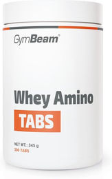 GymBeam Whey Amino TABS Molkenprotein-Hydrolysat Tabletten laktosefrei glutenfrei zuckerfrei neutral 300 Stück – Bild 1 von 1