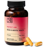 Produktbild von H3R LAB B-Komplex Vitamin-Kombination für Frauen – Vegan & ohne Zusatzstoffe – 60 Kapseln