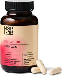 H3R LAB Inner Calm Ashwagandha und Reishi mit Vitamin B6 und Pantothensäure vegan 60 Kapseln – Bild 1 von 2