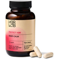 Produktbild von H3R LAB Inner Calm Ashwagandha und Reishi mit Vitamin B6 und Pantothensäure vegan 60 Kapseln