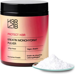 H3R LAB Kreatin Monohydrat Pulver vegan ohne Zusatzstoffe 1000 g – Bild 1 von 2