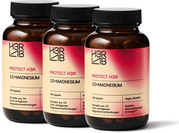H3R LAB Magnesium Komplex Kapseln vegan für Frauen ohne Zusatzstoffe 3er Set – Bild 1 von 2