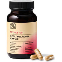 Produktbild von H3R LAB Melatonin Komplex mit Lavendel und B-Vitaminen vegan Kapseln 60 Stück