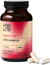 H3R LAB Osteo Komplex Calcium und Magnesium Kapseln vegan für Frauen – Bild 1 von 2