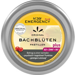 Hager Pharma Bachblüten No. 39 Notfall Pastillen Plus Anti-Stress-Komplex Lutschtabletten vegan glutenfrei laktosefrei 50 g – Bild 1 von 1