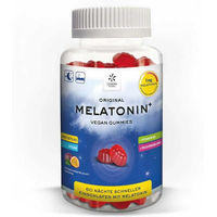 Produktbild von Hager Pharma Melatonin Gummies Vegan Glutenfrei Laktosefrei 60 Stück