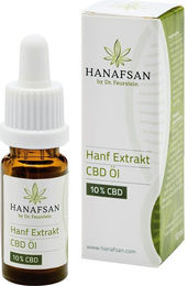 Hanafsan Hanf Extrakt CBD Öl 10 % Bio Tropfen Vegan ohne Zusatzstoffe – Bild 1 von 1