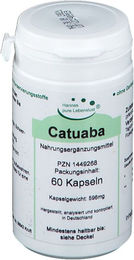 Hannes pure Lebenslust Catuaba Kapseln vegan 60 Stück – Bild 1 von 1