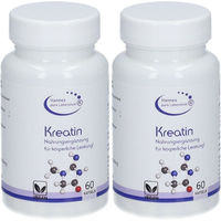 Produktbild von Hannes pure Lebenslust Kreatin Monohydrat Kapseln laktosefrei und zuckerfrei ohne Zusatzstoffe
