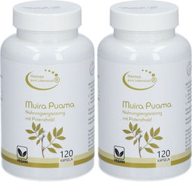 Hannes pure Lebenslust Muira Puama Kapseln vegan glutenfrei laktosefrei 120 Stück – Bild 1 von 1