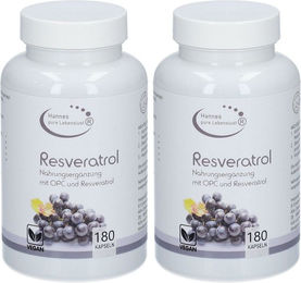 Hannes pure Lebenslust Resveratrol Kapseln vegan vegetarisch glutenfrei laktosefrei – Bild 1 von 1