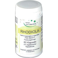 Produktbild von Hannes pure Lebenslust Rhodiola Kräuter-Komplex Kapseln vegan glutenfrei laktosefrei 60 Stück