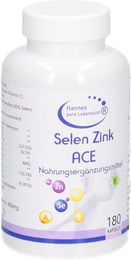 Hannes pure Lebenslust SELEN ZINK ACE Kapseln glutenfrei und ohne Zusatzstoffe 180 Stück – Bild 1 von 1
