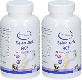 Hannes pure Lebenslust SELEN ZINK ACE Vitamin-Kombination Kapseln glutenfrei ohne Zusatzstoffe für Erwachsene – Bild 1 von 1