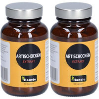 Produktbild von HANOJU Artischocken Extrakt 500 mg Kapseln laktosefrei und zuckerfrei ohne Zusatzstoffe