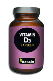 Hanoju Vitamin D3 5000 IE Kapseln – 250 Stück, laktosefrei und glutenfrei – Bild 1 von 2