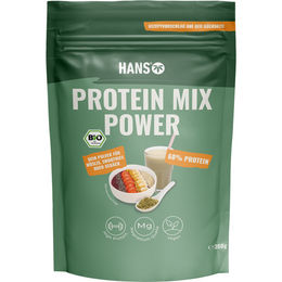 HANS Brainfood Bio Powerproteinmix Mehrkomponenten Protein Pulver Vegan Neutral 500 g – Bild 1 von 2